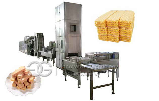 65 Mould Waffle Biscuit Making Line 